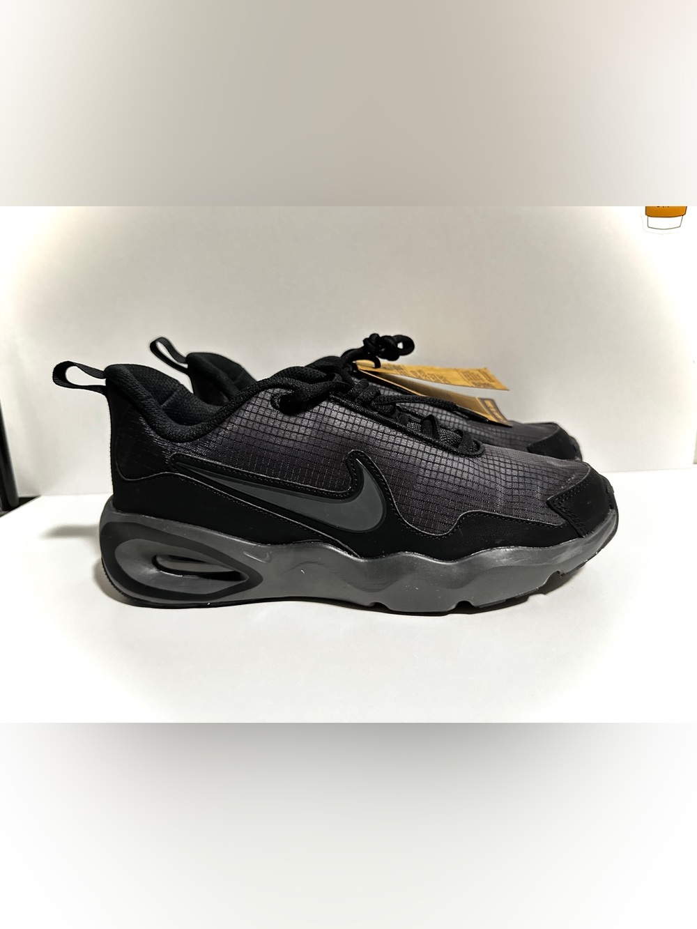 Nike Kids Black and Gray Wave Runner Sneakers